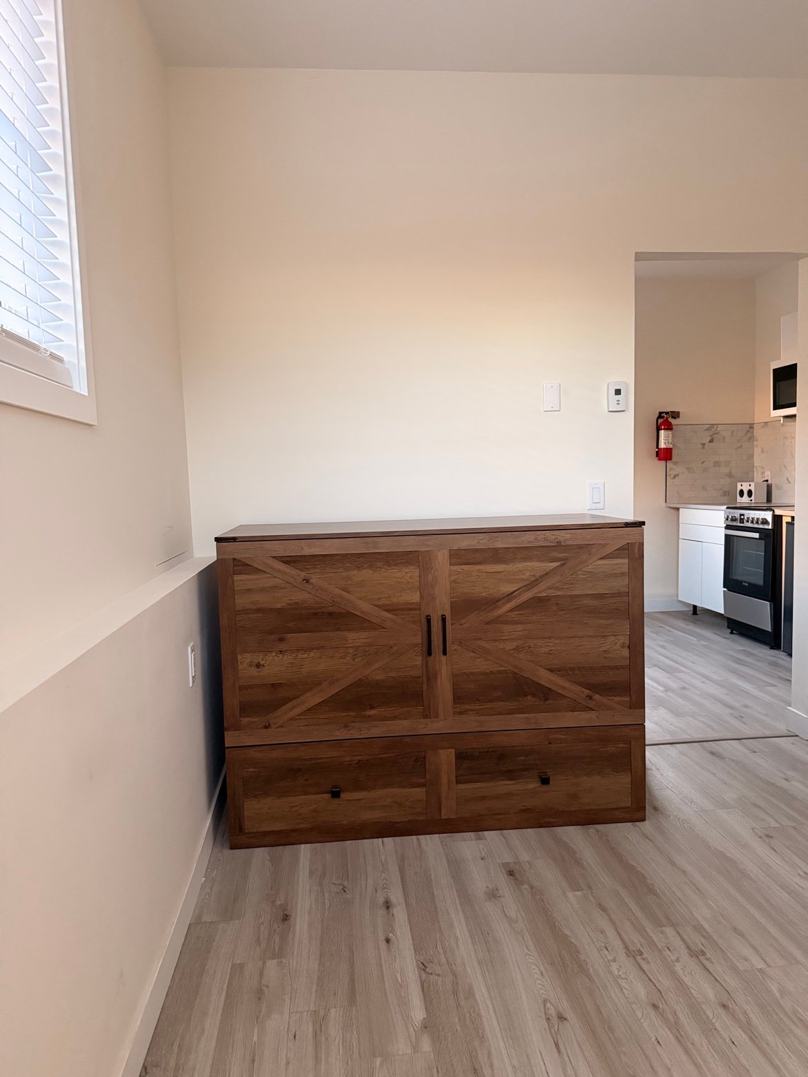 Cabinet bed closed for the day